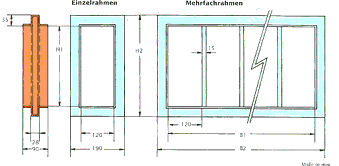 Rahmen SBS und SBSO